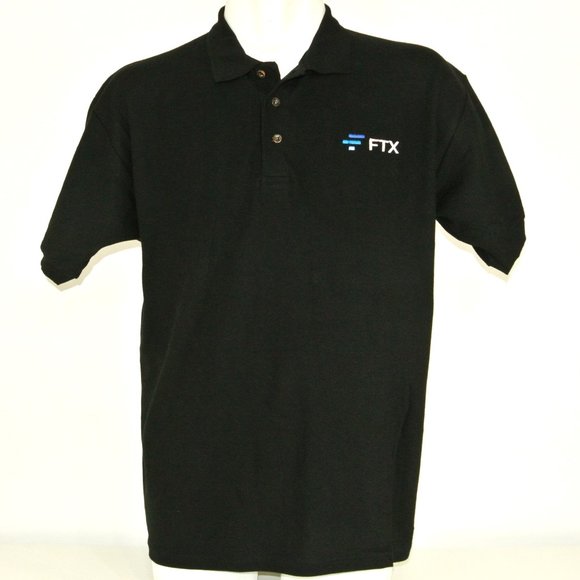 FTX Other - FTX Crypto Exchange Tech Black Polo Shirt Employee Uniform NEW Size S Small